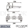 Bristan EBY 3HWMBAS C Spare Diagram