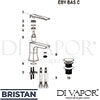 Bristan EBY BAS C Mixer Spare Tech Diagram
