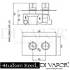 Hudson Reed ECCV51 Valve Shower Spare Parts Diagram