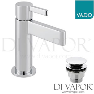 VADO EDI-100M/SB-CP Edit Mini Mono Basin Mixer Single Lever without Universal Waste Spare Parts