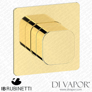 IB Rubinetti EEO300II_1 Elio Exposed Parts for One Way Shower Mixer with Plain Handle Hydroprogressive Cartridge Spare Parts