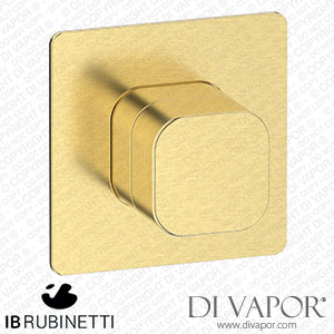 IB Rubinetti EEO300IS_1 Elio Exposed Parts for One Way Shower Mixer with Plain Handle Hydroprogressive Cartridge Spare Parts