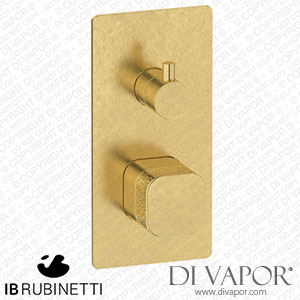 IB Rubinetti EEO310ON_2 Elio Exposed Parts for Two Way Shower Mixer with Coral Handle Hydroprogressive Cartridge Spare Parts