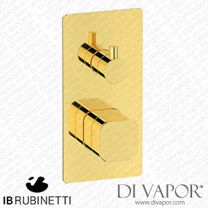 IB Rubinetti EEO310OO_1 Elio Exposed Parts for Two Way Shower Mixer with Plain Handle Hydroprogressive Cartridge Spare Parts
