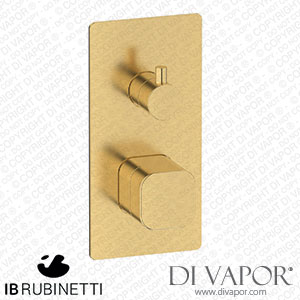 IB Rubinetti EEO310OS_1 Elio Exposed Parts for Two Way Shower Mixer with Plain Handle Hydroprogressive Cartridge Spare Parts