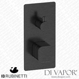 IB Rubinetti EEO312CS_1 Elio Exposed Parts for Three Way Shower Mixer with Plain Handle Hydroprogressive Cartridge Spare Parts