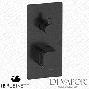 IB Rubinetti EEO312CS_2 Elio Exposed Parts for Three Way Shower Mixer with Coral Handle Hydroprogressive Cartridge Spare Parts
