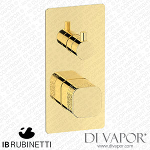 IB Rubinetti EEO312II_2 Elio Exposed Parts for Three Way Shower Mixer with Coral Handle Hydroprogressive Cartridge Spare Parts