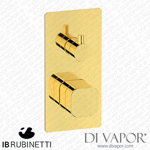 IB Rubinetti EEO312OO_1 Elio Exposed Parts for Three Way Shower Mixer with Plain Handle Hydroprogressive Cartridge Spare Parts