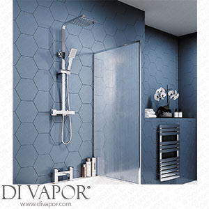 Victorian Plumbing Summit Modern Square Thermostatic Shower - Chrome - EG-CK-01 - Spare Parts