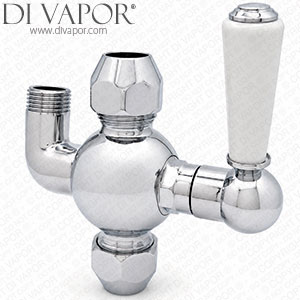 Chatsworth Thermostatic Shower Diverter Valve Compatible with Rigid Riser Shower Kit EG-TCK-10