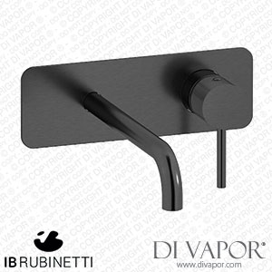 IB Rubinetti EID206CS Industria Wall Mounted Washbasin Mixer Complete with Drain Spare Parts