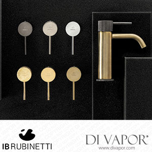 IB Rubinetti EID208CS Industria Wall Mounted Washbasin Mixer with Short Spout Complete with Drain Spare Parts