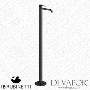 IB Rubinetti EID299CF Industria Monohole Freestanding Washbasin Mixer Complete with Drain Spare Parts