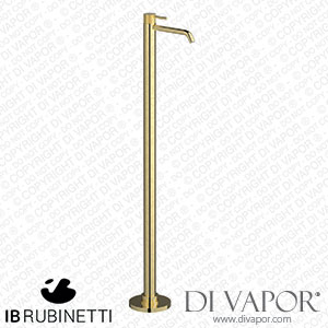 IB Rubinetti EID299II Industria Monohole Freestanding Washbasin Mixer Complete with Drain Spare Parts