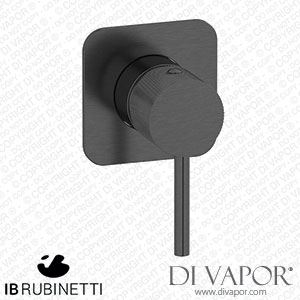 IB Rubinetti EID300CS Industria Exposed Parts for Manual Wall Mixer Spare Parts