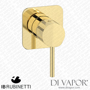 IB Rubinetti EID300II Industria Exposed Parts for Manual Wall Mixer Spare Parts