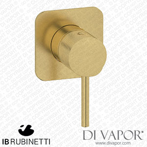 IB Rubinetti EID300ON Industria Exposed Parts for Manual Wall Mixer Spare Parts