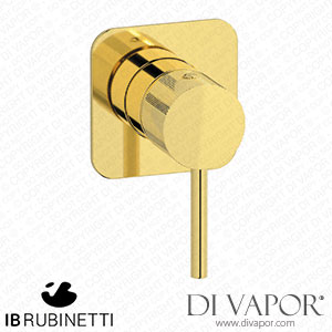 IB Rubinetti EID300OO Industria Exposed Parts for Manual Wall Mixer Spare Parts