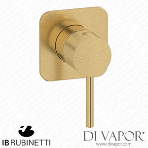 IB Rubinetti EID300OS Industria Exposed Parts for Manual Wall Mixer Spare Parts