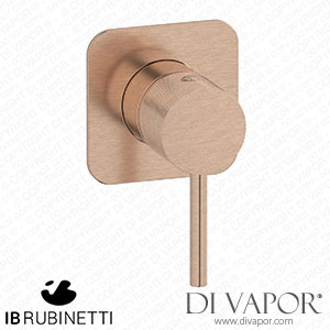 IB Rubinetti EID300SR Industria Exposed Parts for Manual Wall Mixer Spare Parts