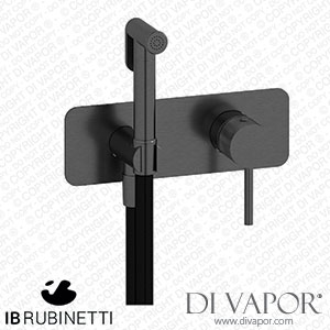 IB Rubinetti EID706CS Industria Exposed Parts for Bidet Spray Complete with Mixer Spare Parts