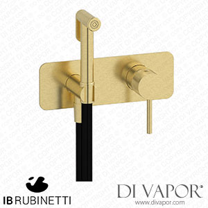 IB Rubinetti EID706IS Industria Exposed Parts for Bidet Spray Complete with Mixer Spare Parts