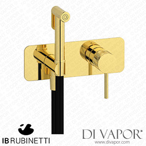 IB Rubinetti EID706OO Industria Exposed Parts for Bidet Spray Complete with Mixer Spare Parts