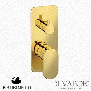 IB Rubinetti EK2310OO K2 Exposed Parts for Manual Wall Mixer with Two Ways Diverter Spare Parts