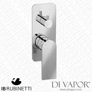 IB Rubinetti EK3310CC K3 Exposed Parts for Manual Wall Mixer with Two Ways Diverter Spare Parts