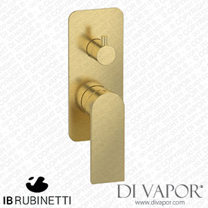 IB Rubinetti EK3310IS K3 Exposed Parts for Manual Wall Mixer with Two Ways Diverter Spare Parts