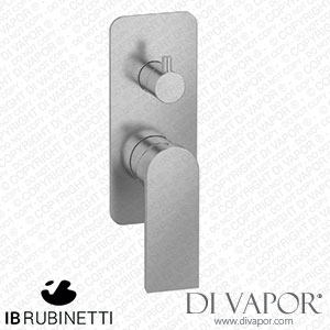 IB Rubinetti EK3310SS K3 Exposed Parts for Manual Wall Mixer with Two Ways Diverter Spare Parts