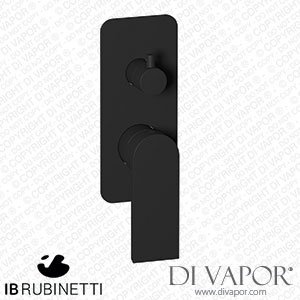IB Rubinetti EK3312NP K3 Exposed Parts for Manual Wall Mixer with Three Ways Diverter Spare Parts