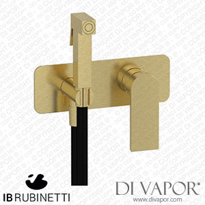 IB Rubinetti EK3706IS K3 Exposed Parts for Bidet Spray Complete with Mixer Spare Parts