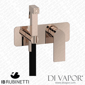 IB Rubinetti EK3706RS K3 Exposed Parts for Bidet Spray Complete with Mixer Spare Parts