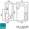 VADO ELA 150S CP Spare Parts Diagram