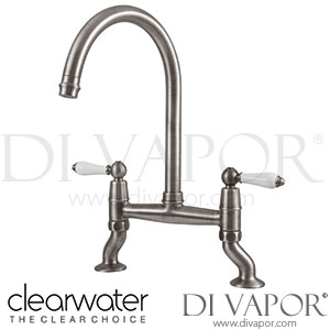 Clearwater ELB10BN Elegance Bridge Twin Lever Twist & Spray Kitchen Mixer Tap Spare Parts