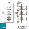 VADO ELE 128D2 CP DX Spare Parts Diagram