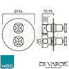 VADO ELE 148D CP DX Spare Parts Diagram