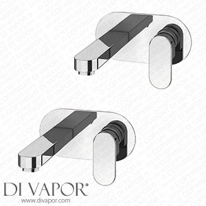 Victorian Plumbing Elite Wall Mounted Tap Package (Bath Filler + Basin Tap) Chrome - ELI18PK Spare Parts