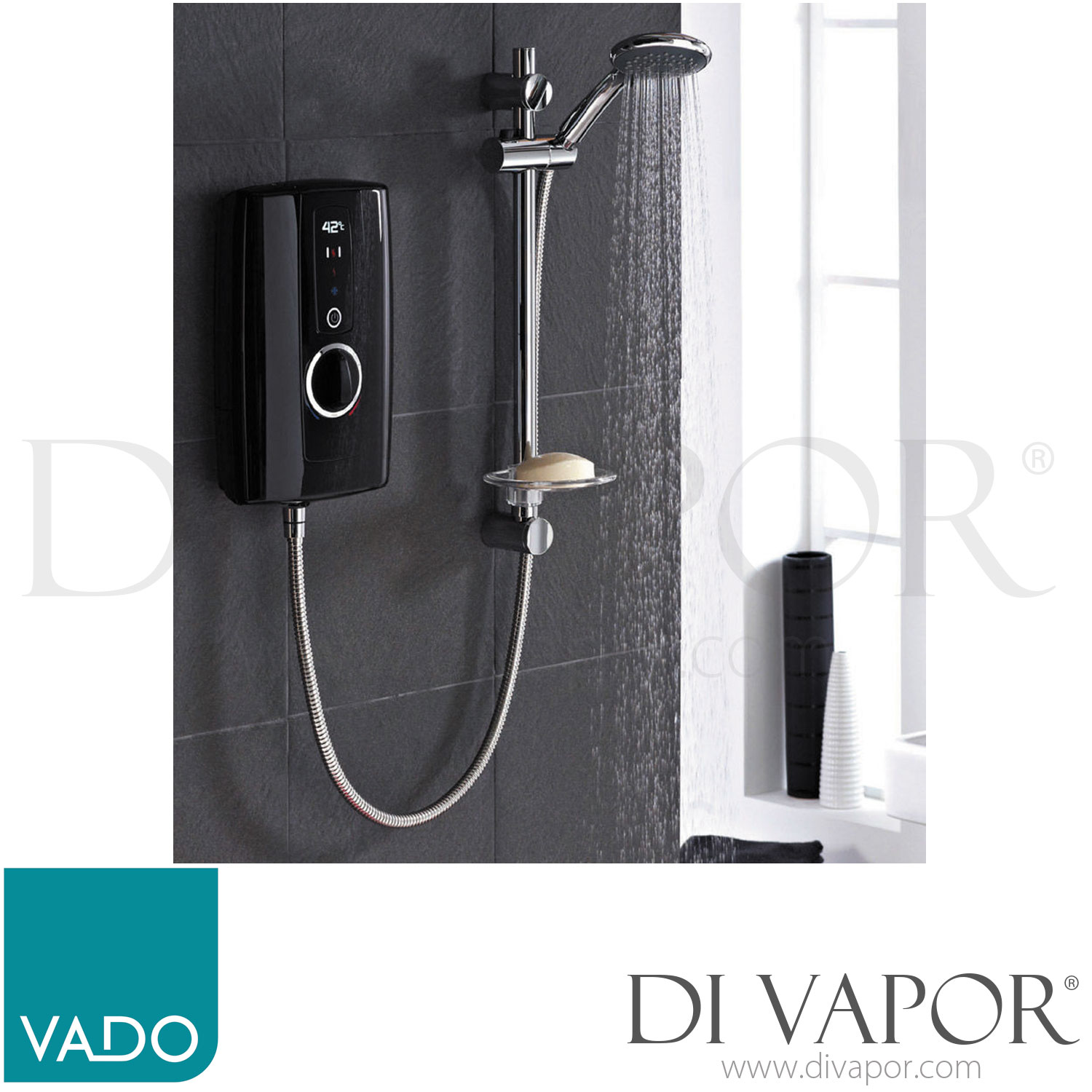 VADO ELSVOG95BLK vogue contemporary Electric Shower 9.5kW Spare Parts