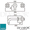 VADO ELW-109L-CP Mixer Spare Parts Diagram