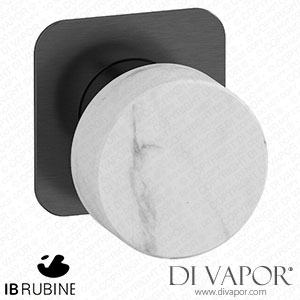 IB Rubinetti EMR300CS_1 Marmo + Marmo L Exposed Parts for Manual Wall Mixer - White Marble Spare Parts