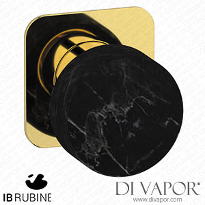 IB Rubinetti EMR300OO_2 Marmo + Marmo L Exposed Parts for Manual Wall Mixer - Black Marble Spare Parts