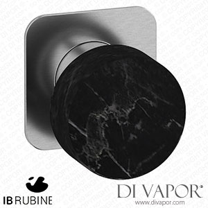 IB Rubinetti EMR300SS_2 Marmo + Marmo L Exposed Parts for Manual Wall Mixer - Black Marble Spare Parts
