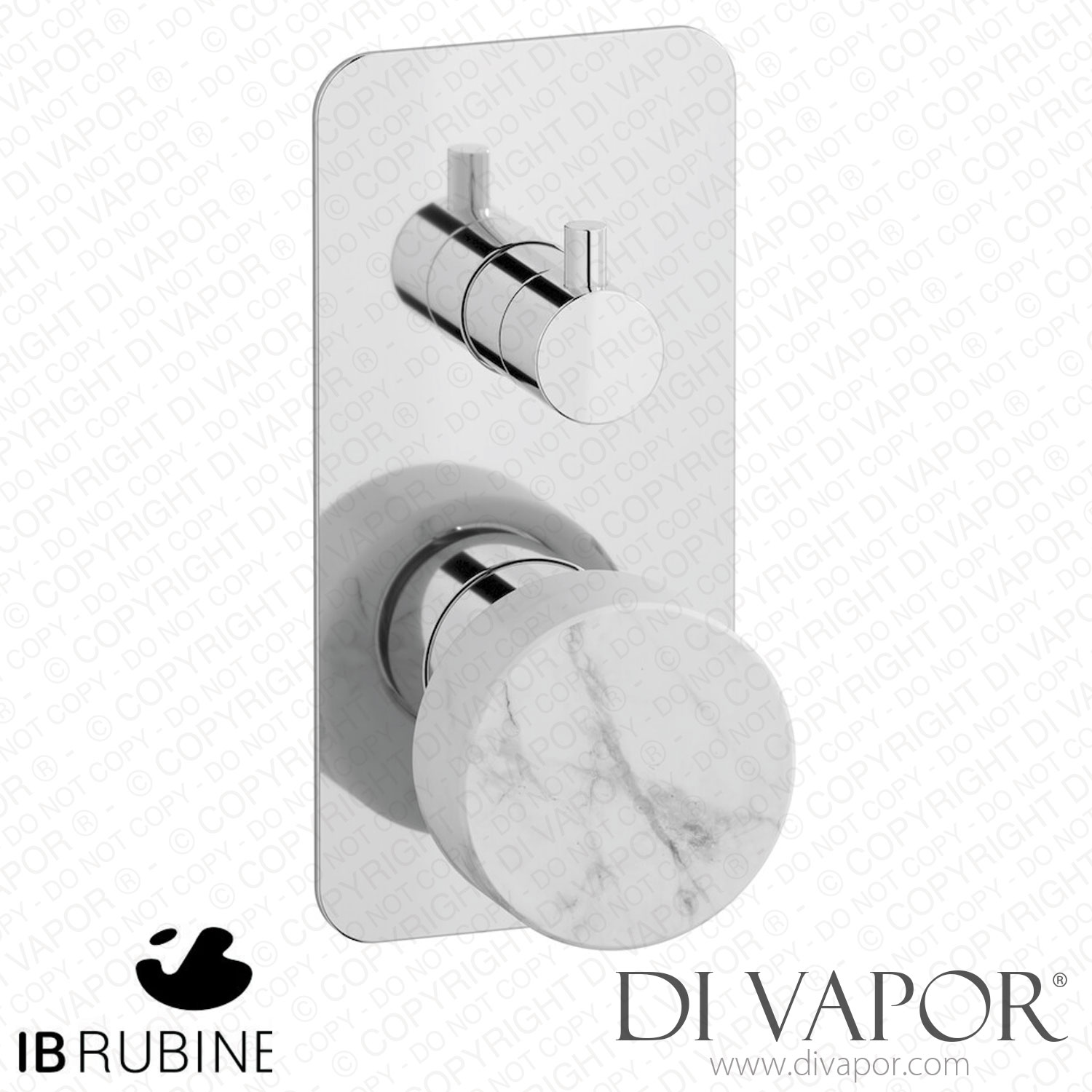 IB EMR310CC_1 Marmo + Marmo L Exposed Parts for Manual Wall