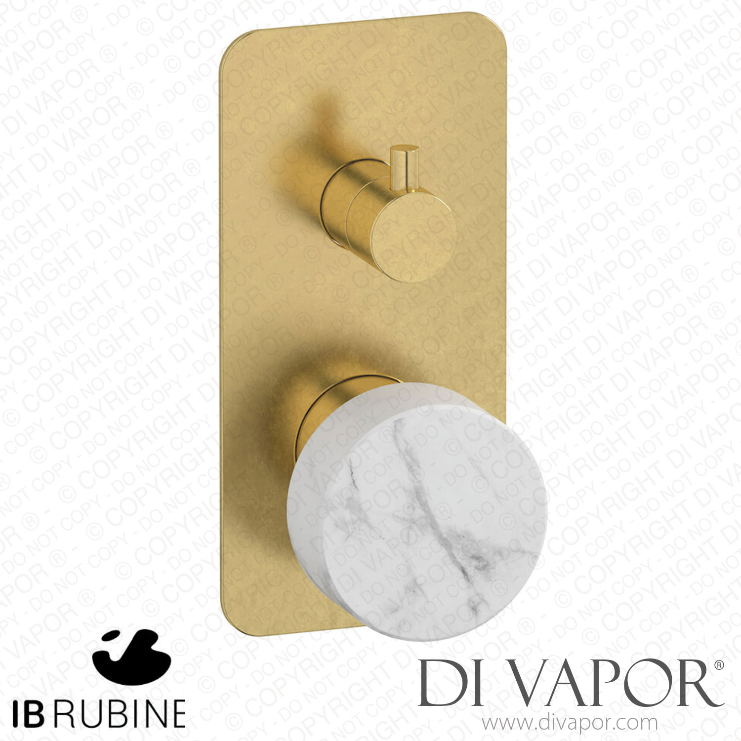 IB EMR310ON_1 Marmo + Marmo L Exposed Parts for Manual Wall