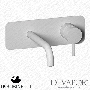 IB Rubinetti EMT206BO Milanotorino Wall Mounted Washbasin Mixer Complete with Drain Spare Parts
