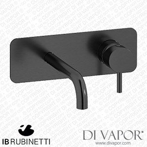 IB Rubinetti EMT206CS Milanotorino Wall Mounted Washbasin Mixer Complete with Drain Spare Parts