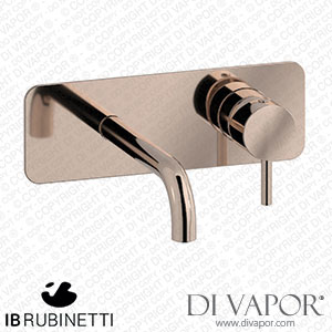 IB Rubinetti EMT206RS Milanotorino Wall Mounted Washbasin Mixer Complete with Drain Spare Parts